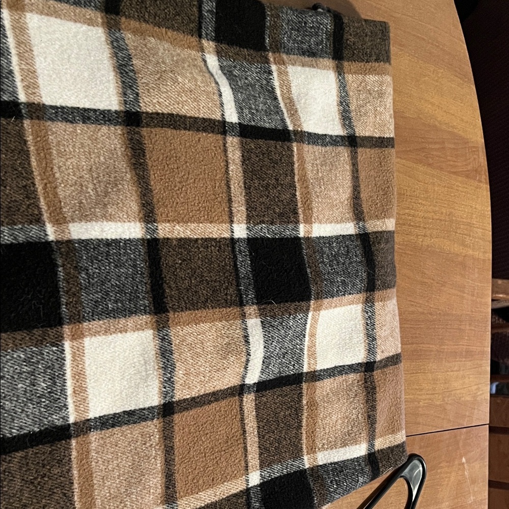 Plaid Blanket Scarf